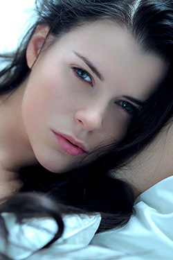 Stunning Brunette Teen Jessica in Aspirations via X-Art